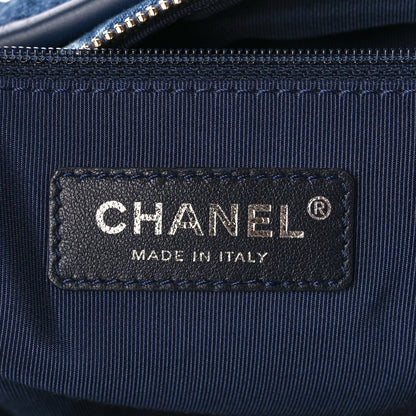 Chanel Denim Calfskin Large Gabrielle Hobo Blue 6 of 10