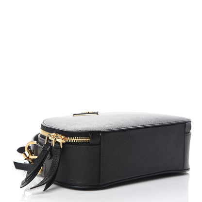 Prada Saffiano Lux Odette Crossbody Black 5 of 11
