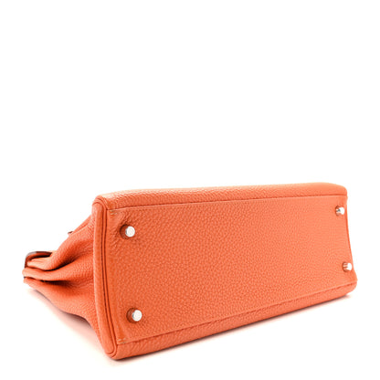 Hermes Togo Kelly Retourne 32 Orange 4 of 10