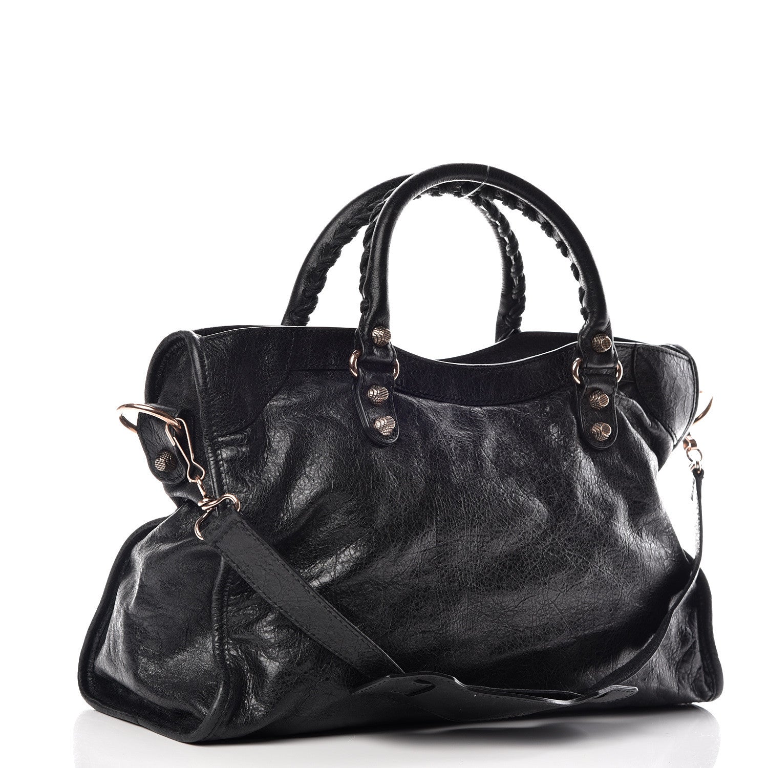 Balenciaga Agneau Giant 12 Rose Gold Hardware City Black 3 of 9