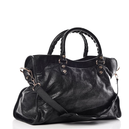 Balenciaga Agneau Giant 12 Rose Gold Hardware City Black 3 of 9