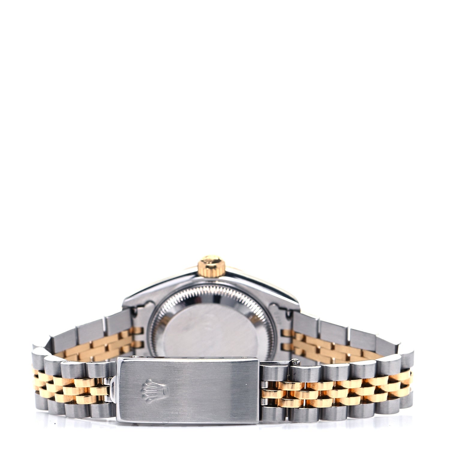 Rolex Stainless Steel 18K Yellow Gold 26mm Oyster Perpetual Datejust Watch White Roman 79173 3 of 5