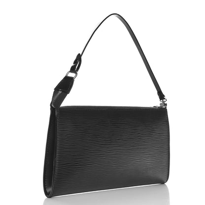 Louis Vuitton Epi Pochette Accessories 24 Black 3 of 7