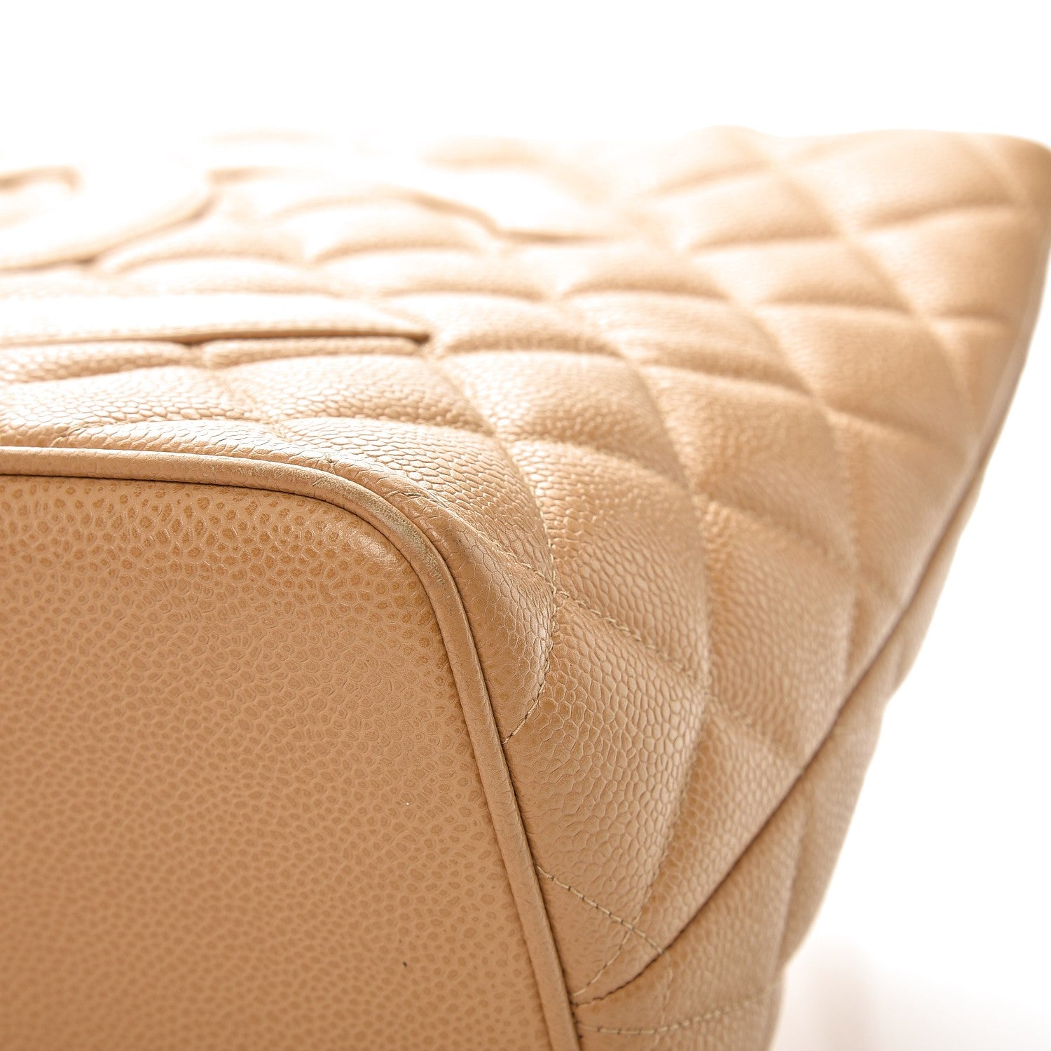 Chanel Caviar Quilted Medallion Tote Beige 12 of 15