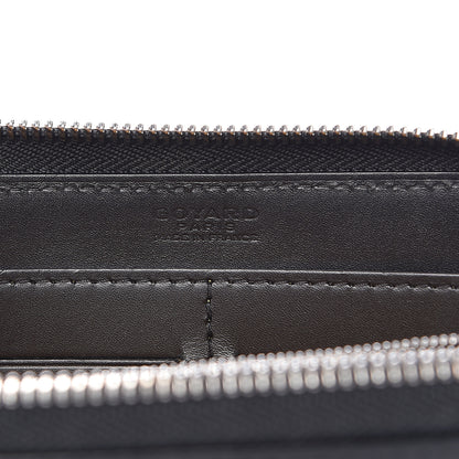 Goyard Goyardine Matignon Zip Around GM Wallet Black 7 of 10
