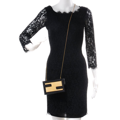 Fendi Resin FF Clutch Black Gold 2 of 9