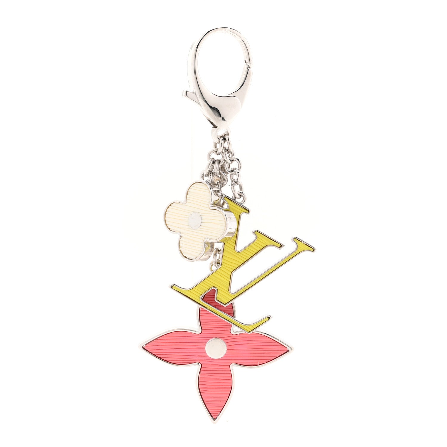 Louis Vuitton Fleur d Epi Bag Charm Key Holder 1 of 5