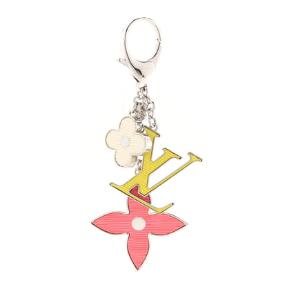 Louis Vuitton Fleur d Epi Bag Charm Key Holder 1 of 5