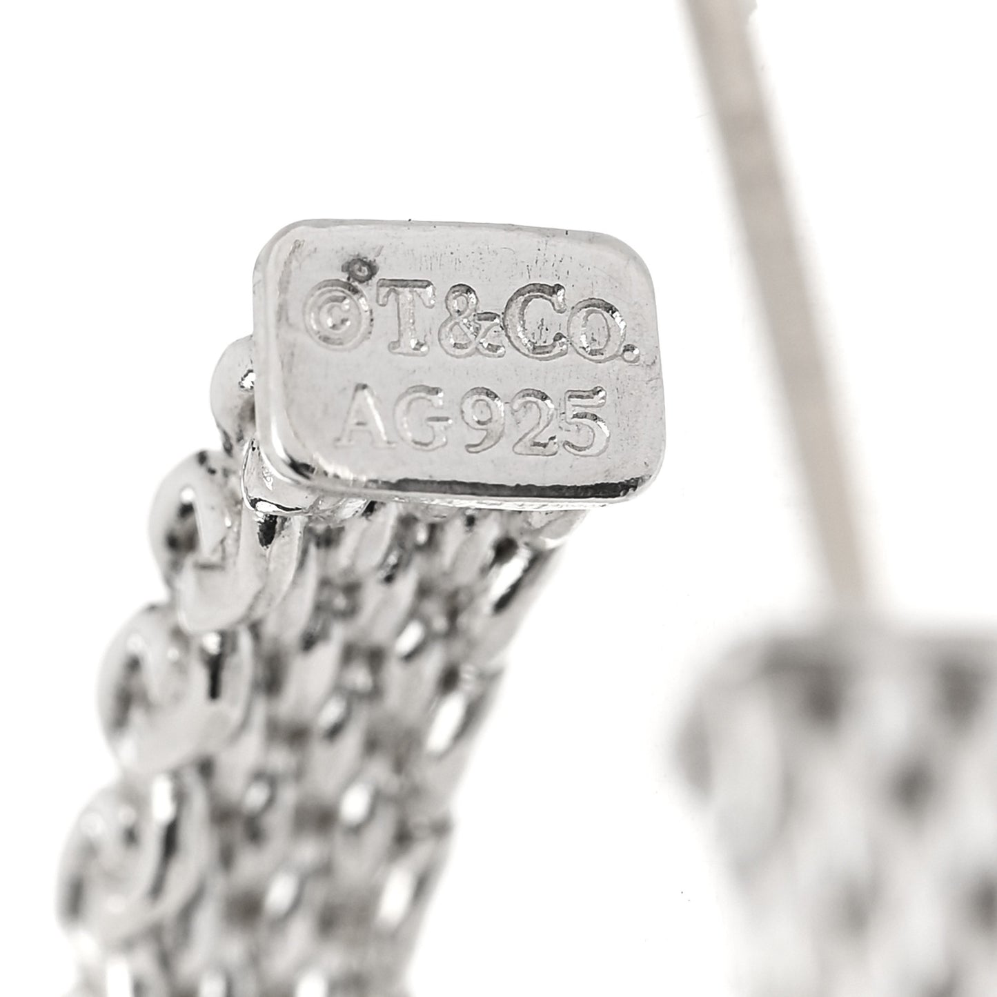 Sterling Silver Narrow Somerset Hoop Earrings
