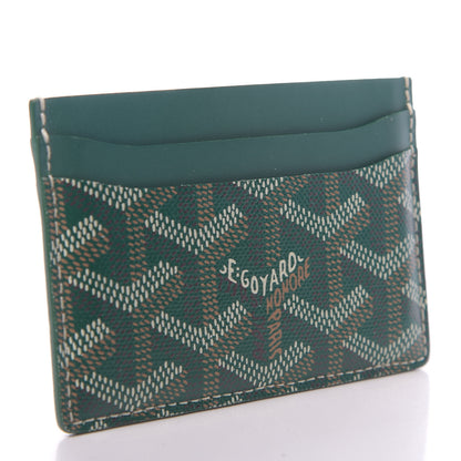 Goyard Goyardine Saint Sulpice Card Holder Green 3 of 6