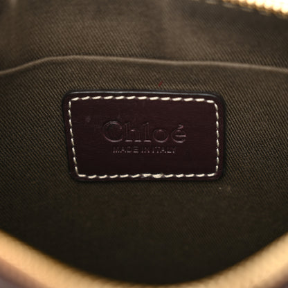 Chloe Shiny Calfskin Small Marcie Saddle Shoulder Bag Black Raisin 6 of 10