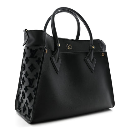 Louis Vuitton Calfskin Monogram Tufting On My Side Black 3 of 9