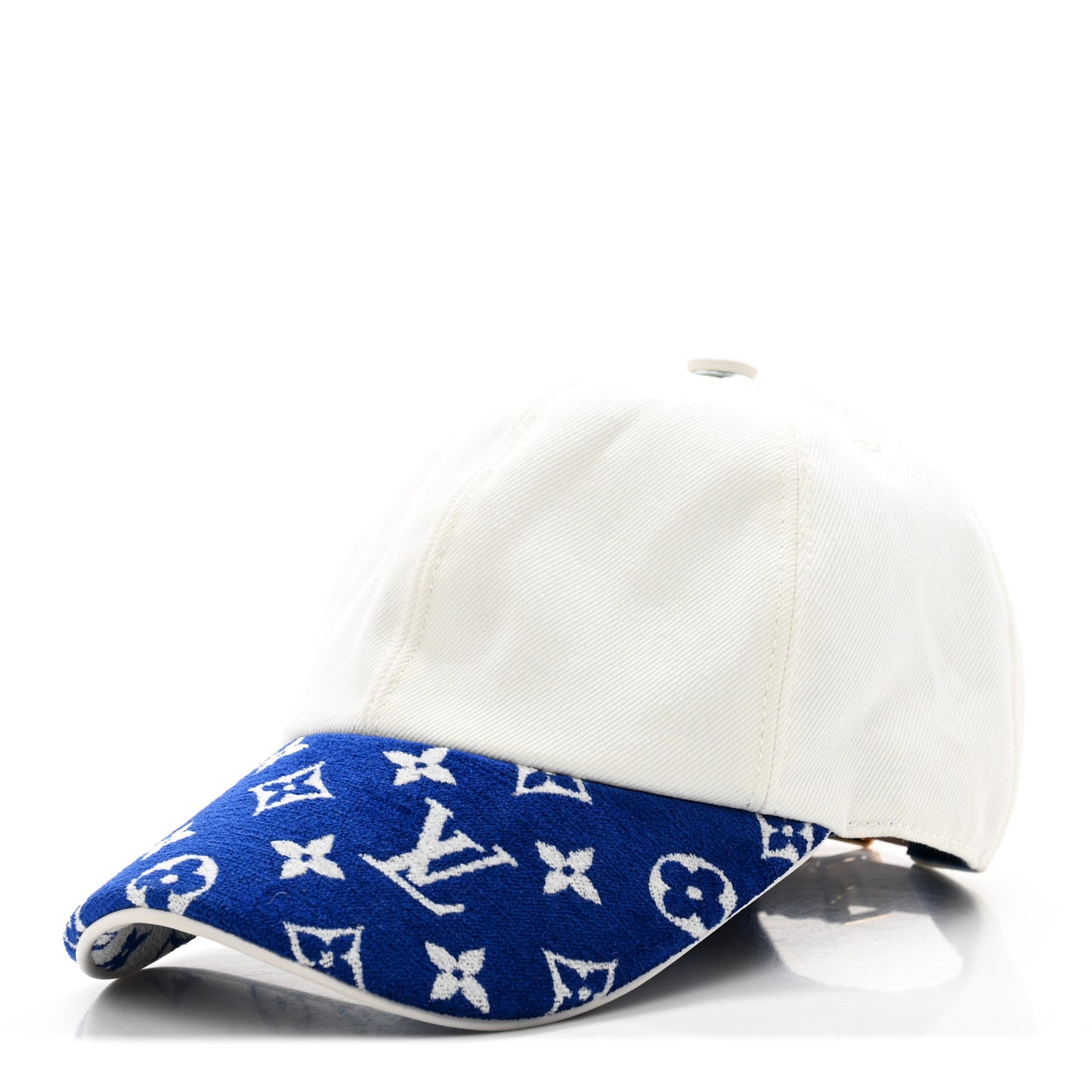 Cotton Monogram Jacquard LV Match Cap Blue