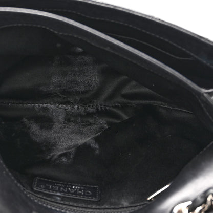 Chanel Lambskin Quilted Large Pagode Piping Flap Black 5 of 11