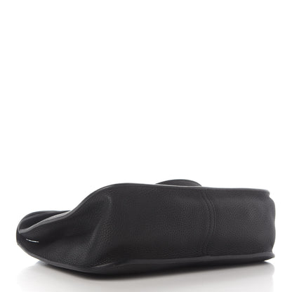 Hermes Taurillon Clemence Halzan 31 GM Black 3 of 11