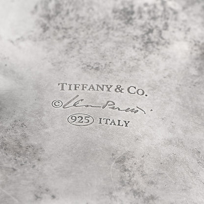 Tiffany Sterling Silver Medium Elsa Peretti Left Wrist Bone Cuff Bracelet 4 of 4