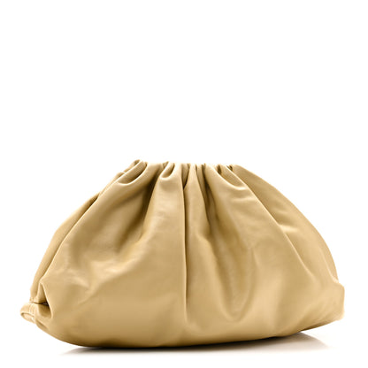 Bottega Veneta Smooth Butter Calf The Pouch Oversized Clutch Tapioca 3 of 10