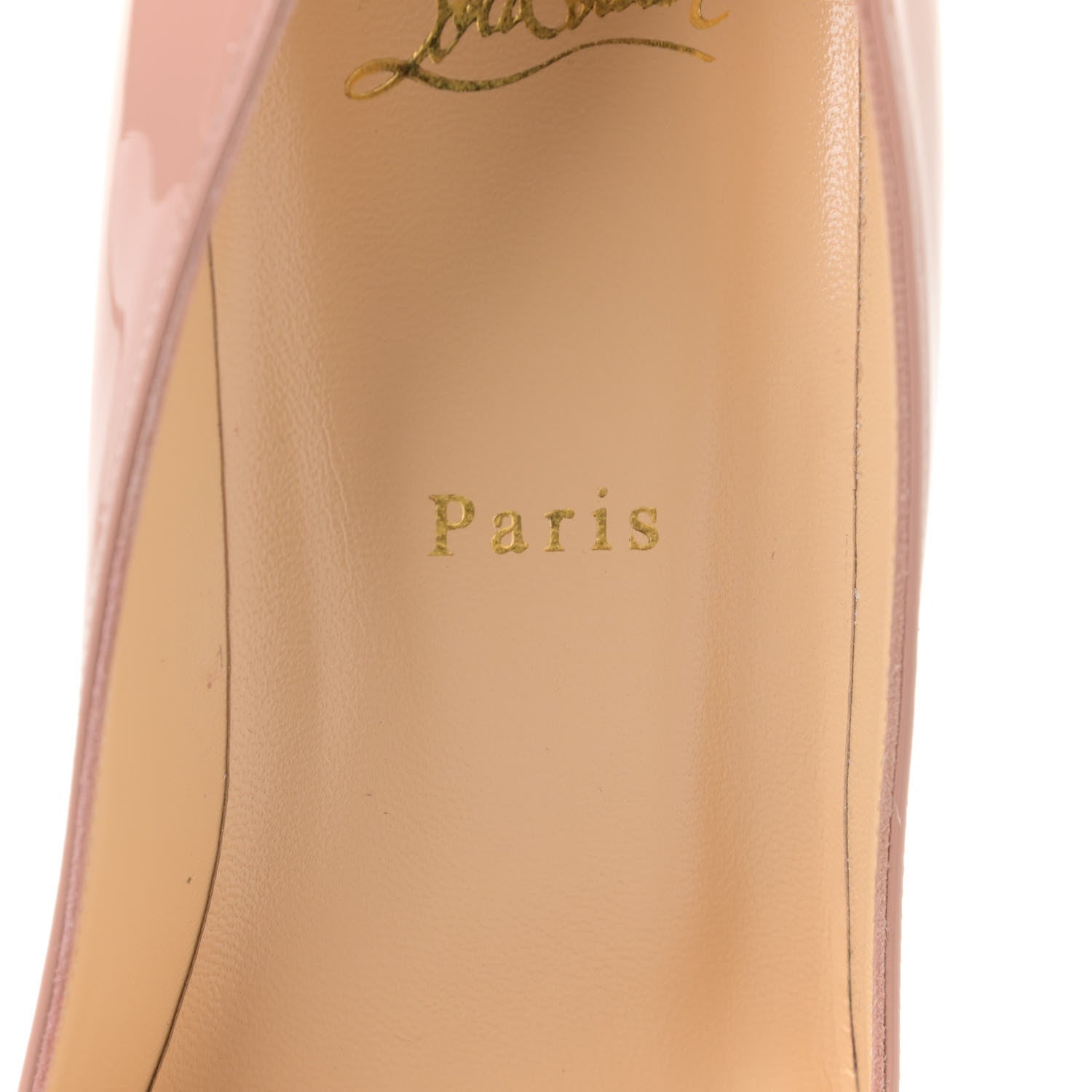 Christian Louboutin Patent Pigalle 85 Pumps 39.5 Nude 10 of 11
