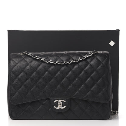 Chanel Caviar Quilted Maxi Double Flap Black 11 of 11