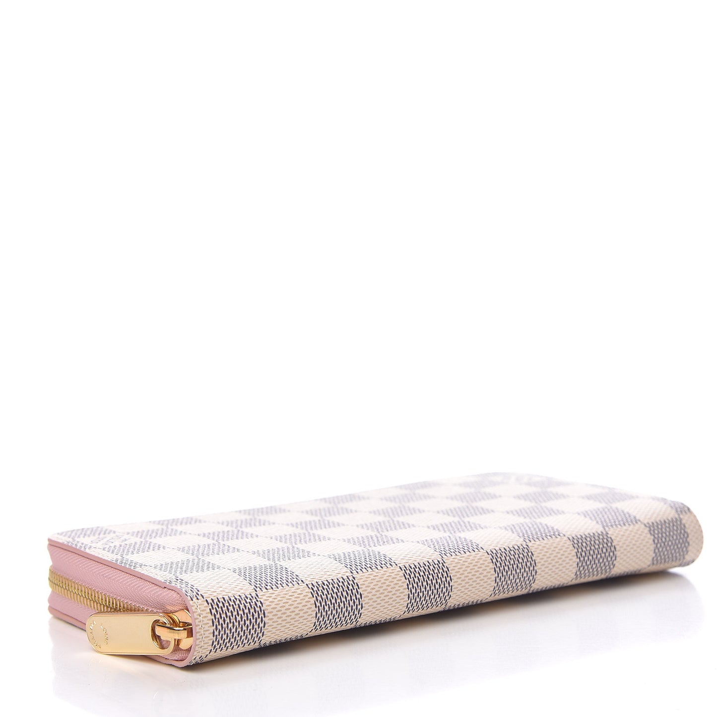 Damier Azur Zippy Wallet Rose Ballerine