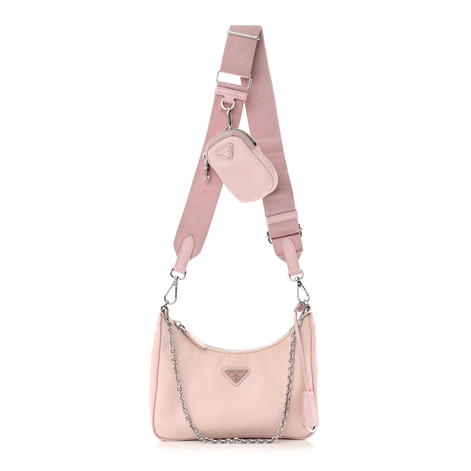 Prada Nylon Re-Edition 2005 Shoulder Bag Alabastro 1 of 14