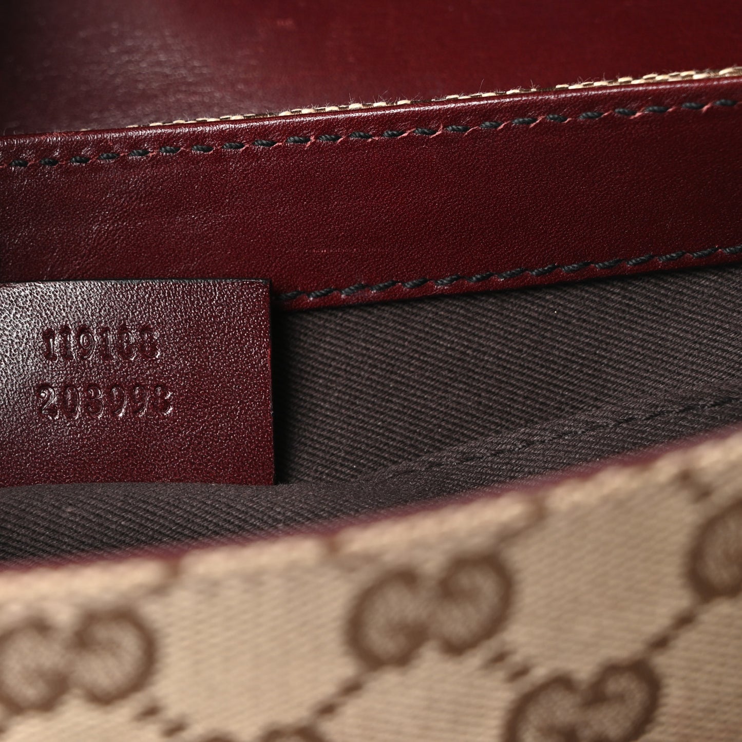 Monogram Studded Horsebit Bordeaux