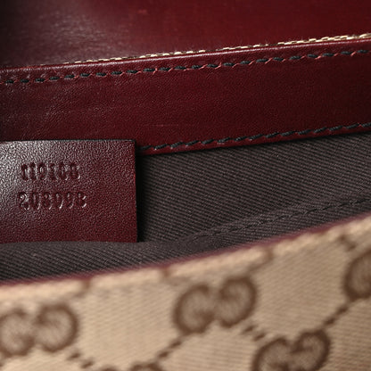 Gucci Monogram Studded Horsebit Bordeaux 7 of 10