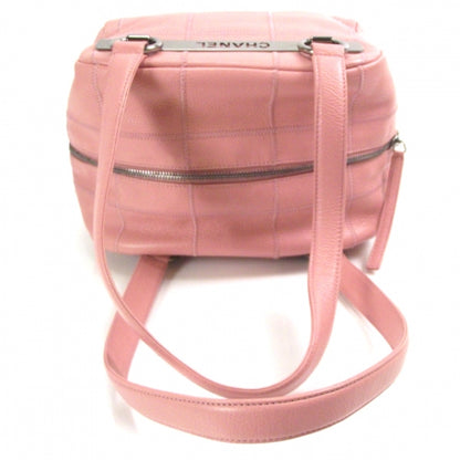 Chanel Caviar Square Stitched Satchel Pink 6 of 11
