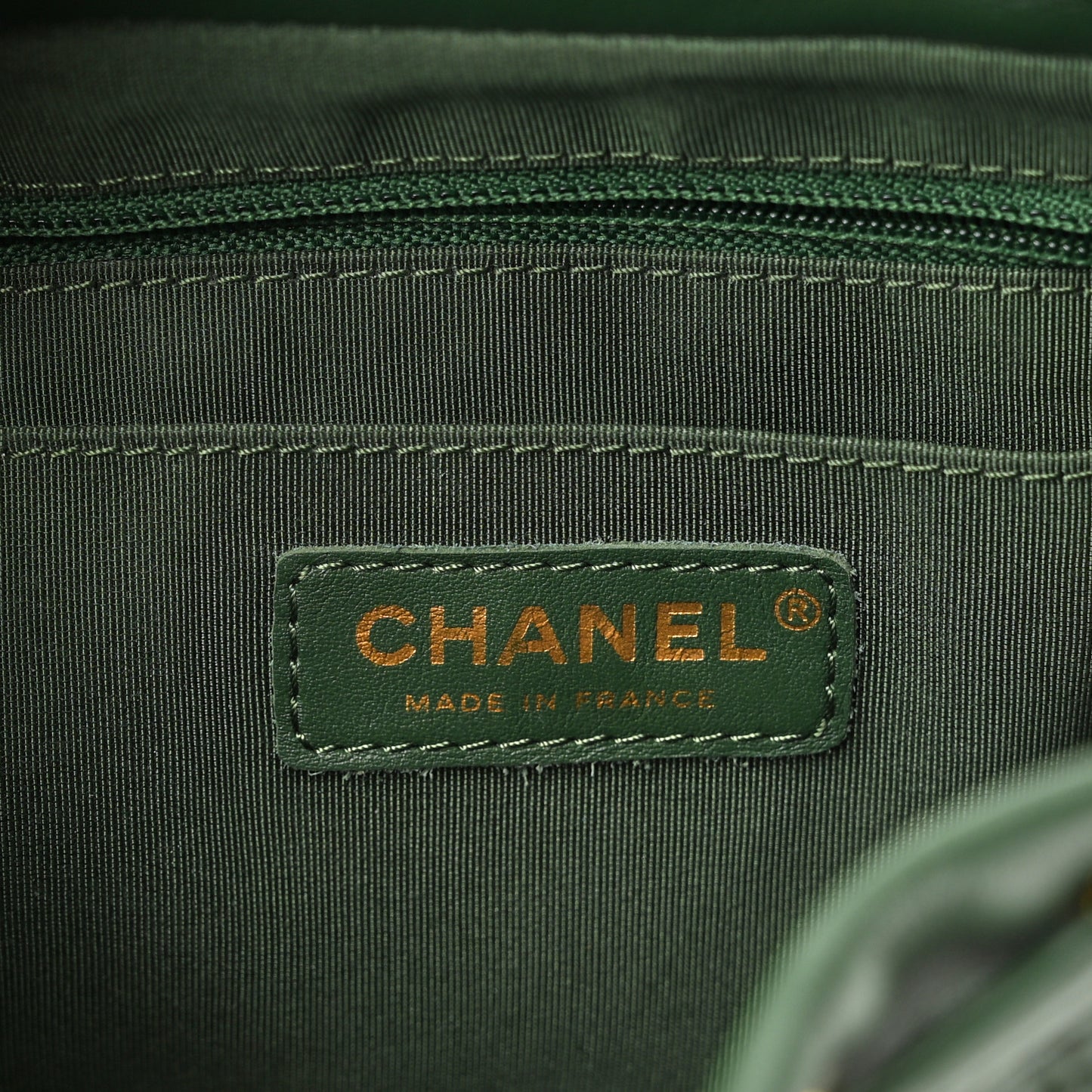 Calfskin Quilted Small Urban Spirit Backpack Dark Green
