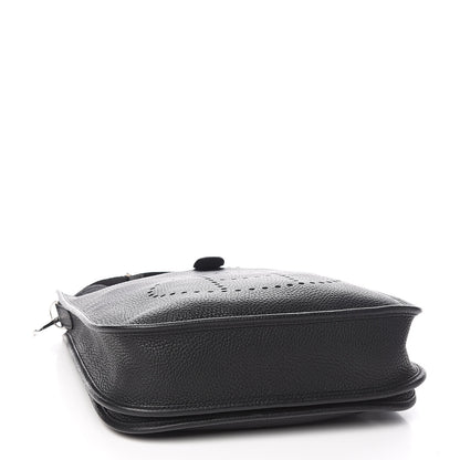 Hermes Taurillon Clemence Evelyne III PM Black 4 of 10