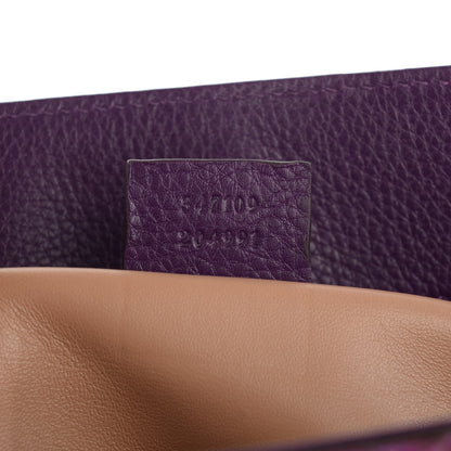 Gucci Python Small Nouveau Clutch Purple 7 of 9