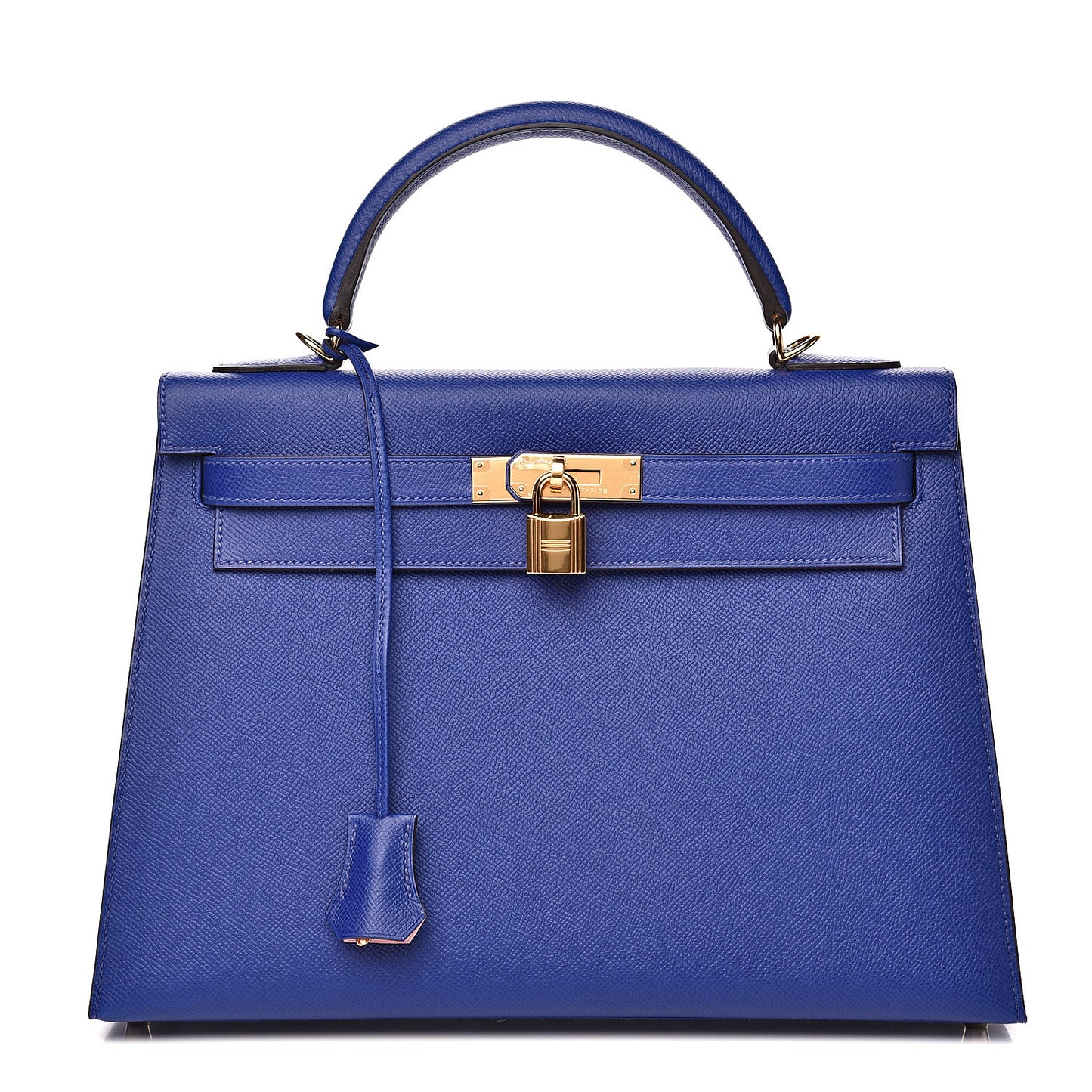 Epsom Horseshoe Kelly Sellier 32 Bleu Electrique Rose Sakura