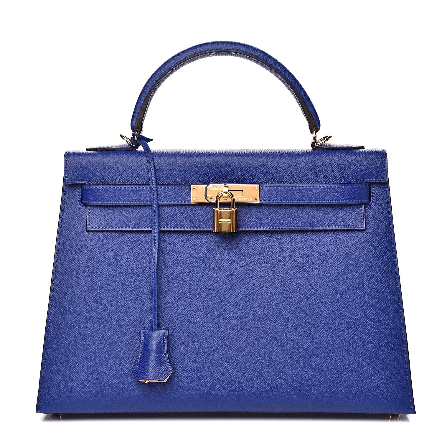 Hermes Epsom Horseshoe Kelly Sellier 32 Bleu Electrique Rose Sakura 1 of 31