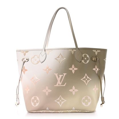 Louis Vuitton Monogram Giant Spring In The City Neverfull MM Sunset Kaki 1 of 10