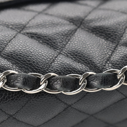 Chanel Caviar Quilted Jumbo Single Flap Black 16 of 16