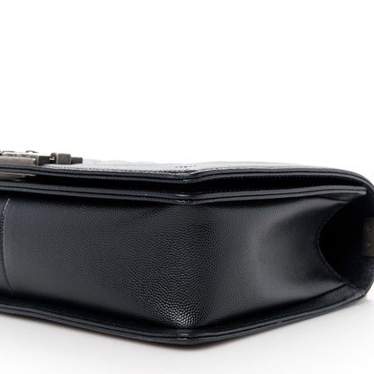 Chanel Caviar Quilted New Medium Boy Flap Black 9 of 10