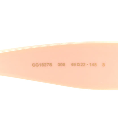 Gucci Acetate Cat Eye GG Marmont Logo Sunglasses GG1827S Light Pink 6 of 8