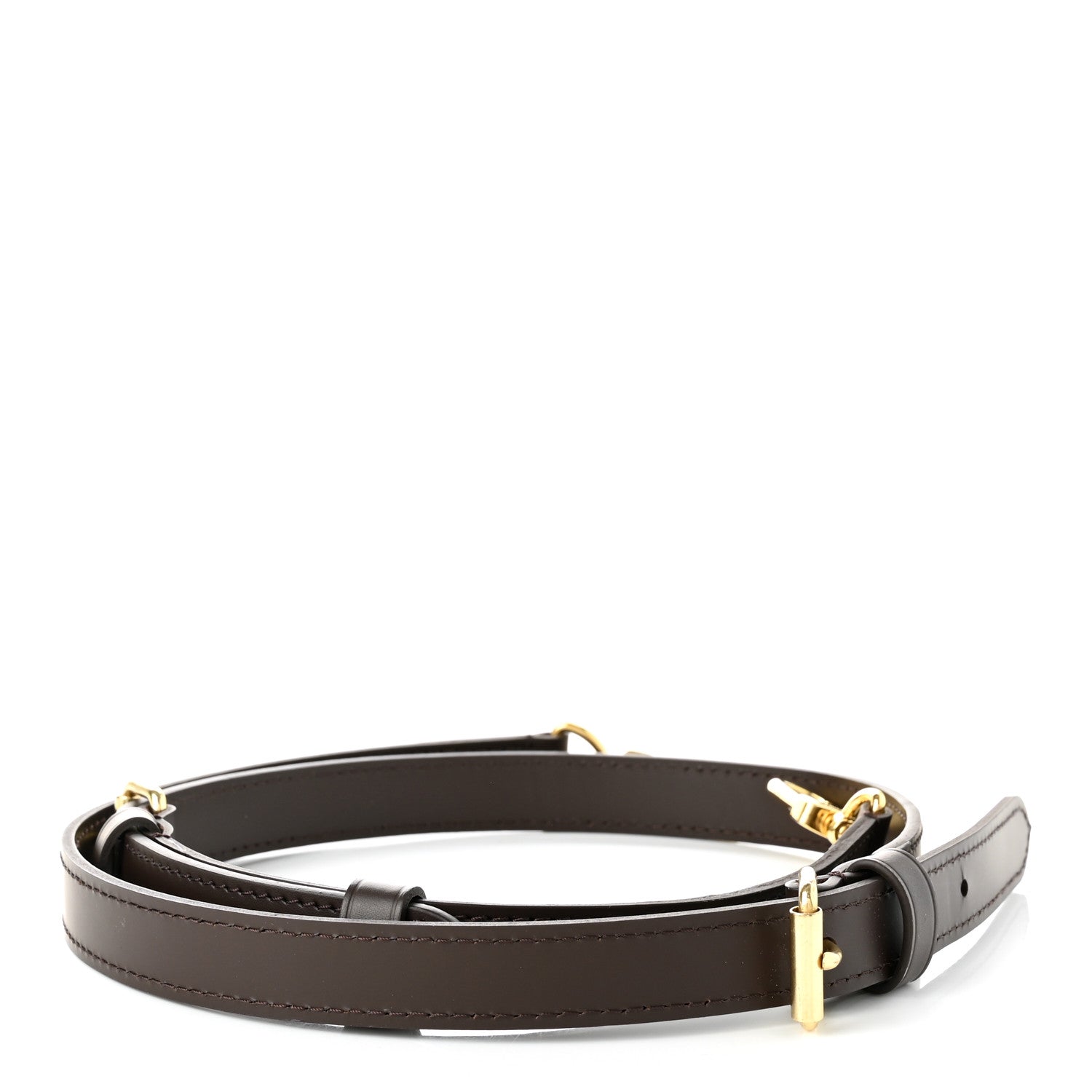 Louis Vuitton Calfskin Adjustable Speedy Bandouliere Shoulder Strap Brown 2 of 3