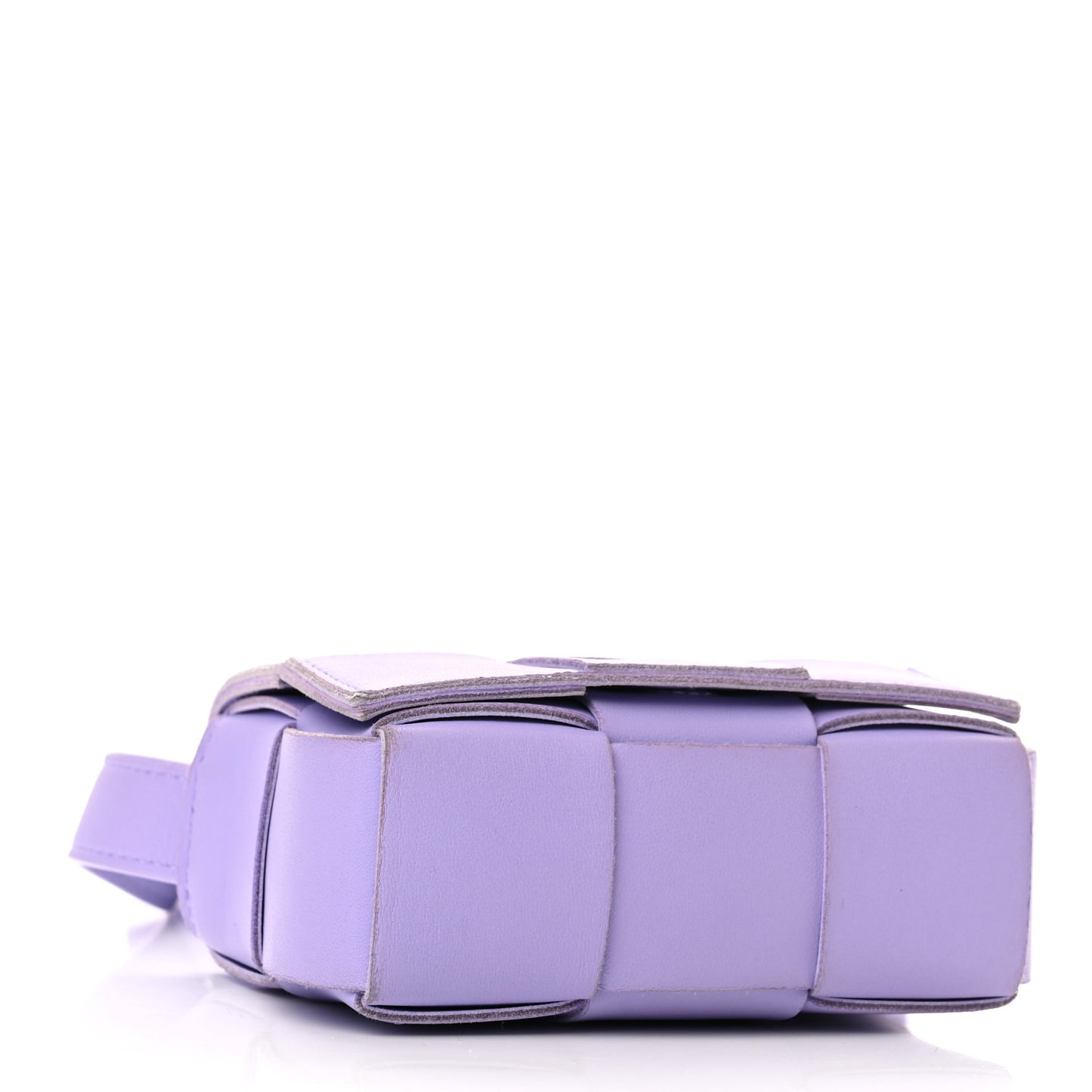 Lambskin Intreccio Candy Cassette Crossbody Bag Wisteria