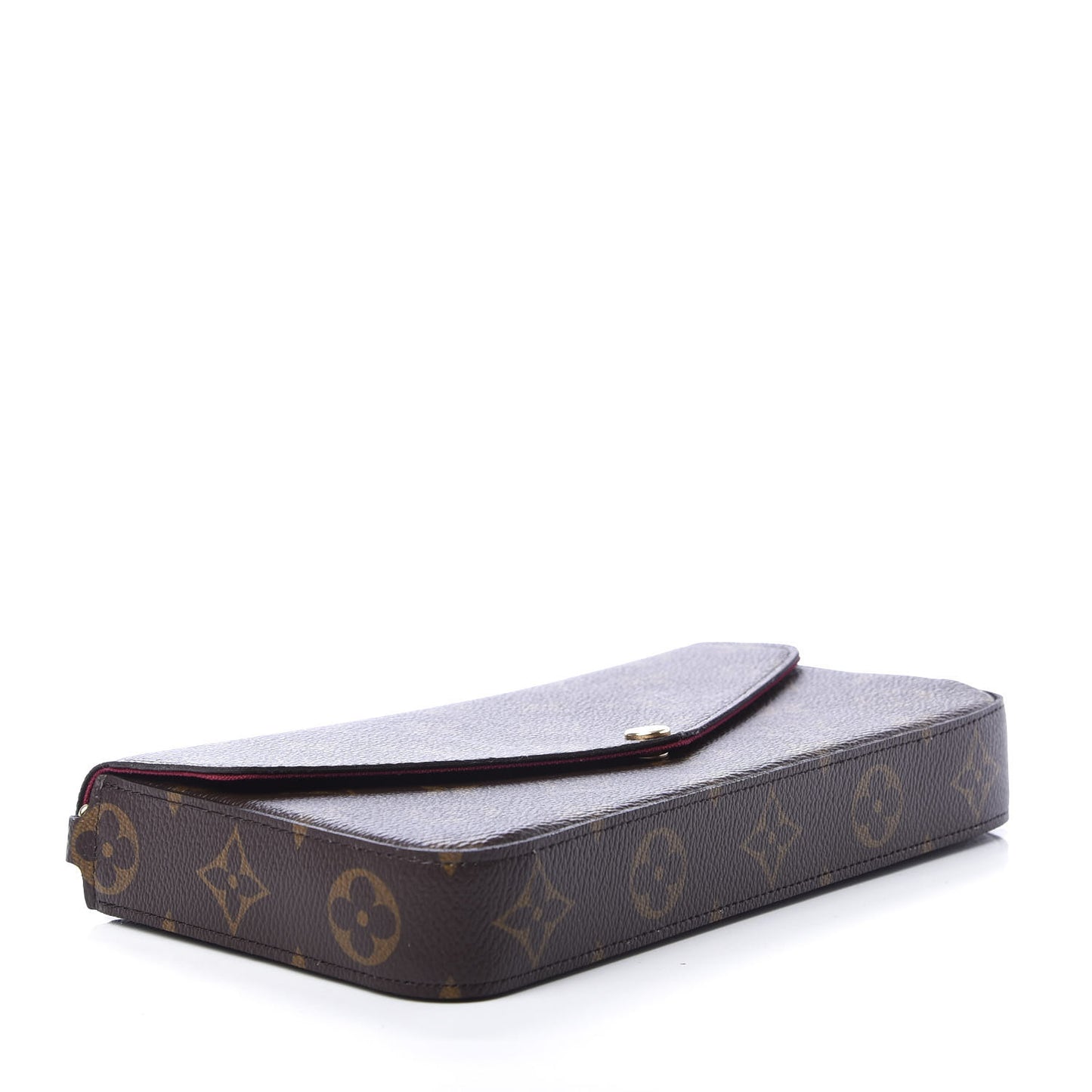 Monogram Pochette Felicie Chain Wallet Fuchsia