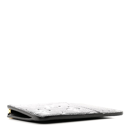 Louis Vuitton Empreinte Monogram Zipped Romy Card Holder Black 4 of 6