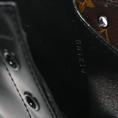 Louis Vuitton Calfskin Monogram Metropolis Flat Ranger Boots 40 Black 9 of 10