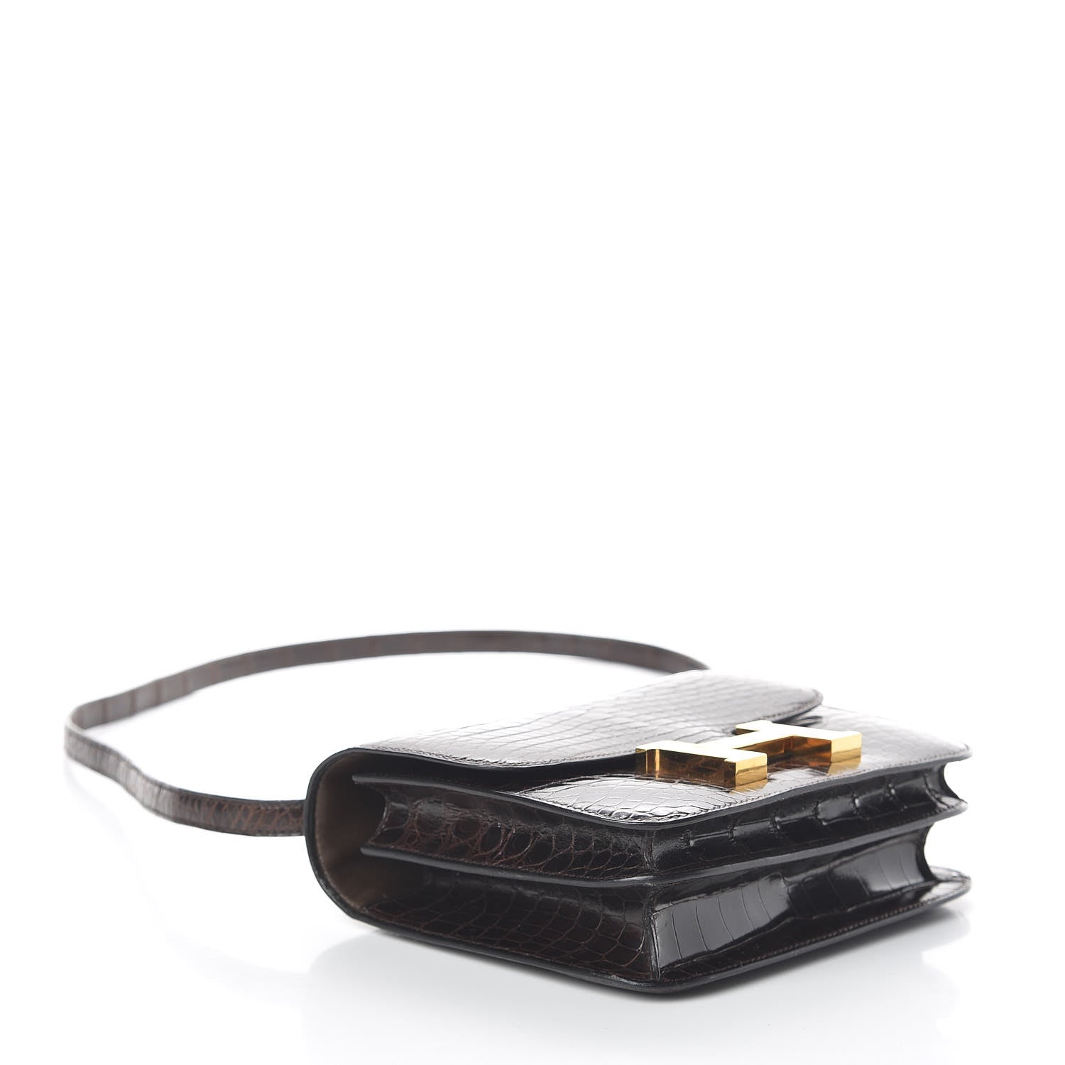 Hermes Shiny Alligator Constance 18 Ebene 3 of 17