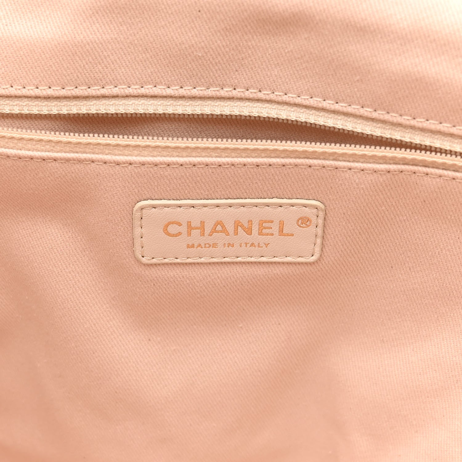 Chanel Canvas Medium Deauville Tote Light Beige 6 of 10