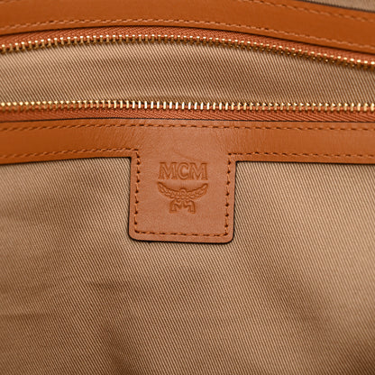 MCM Visetos Medium Anya Zip Top Shopper Tote Soft Pink 6 of 14