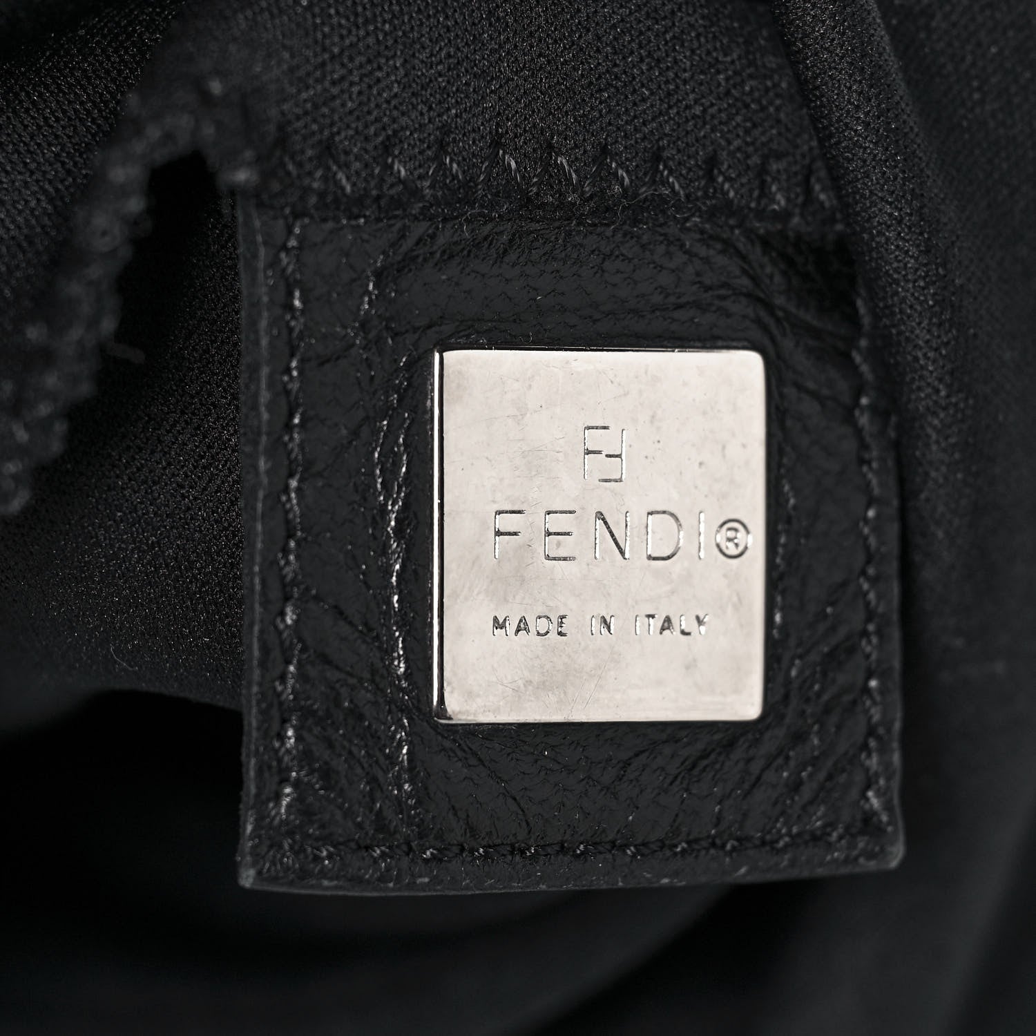 Fendi Neoprene Baguette Black 6 of 12