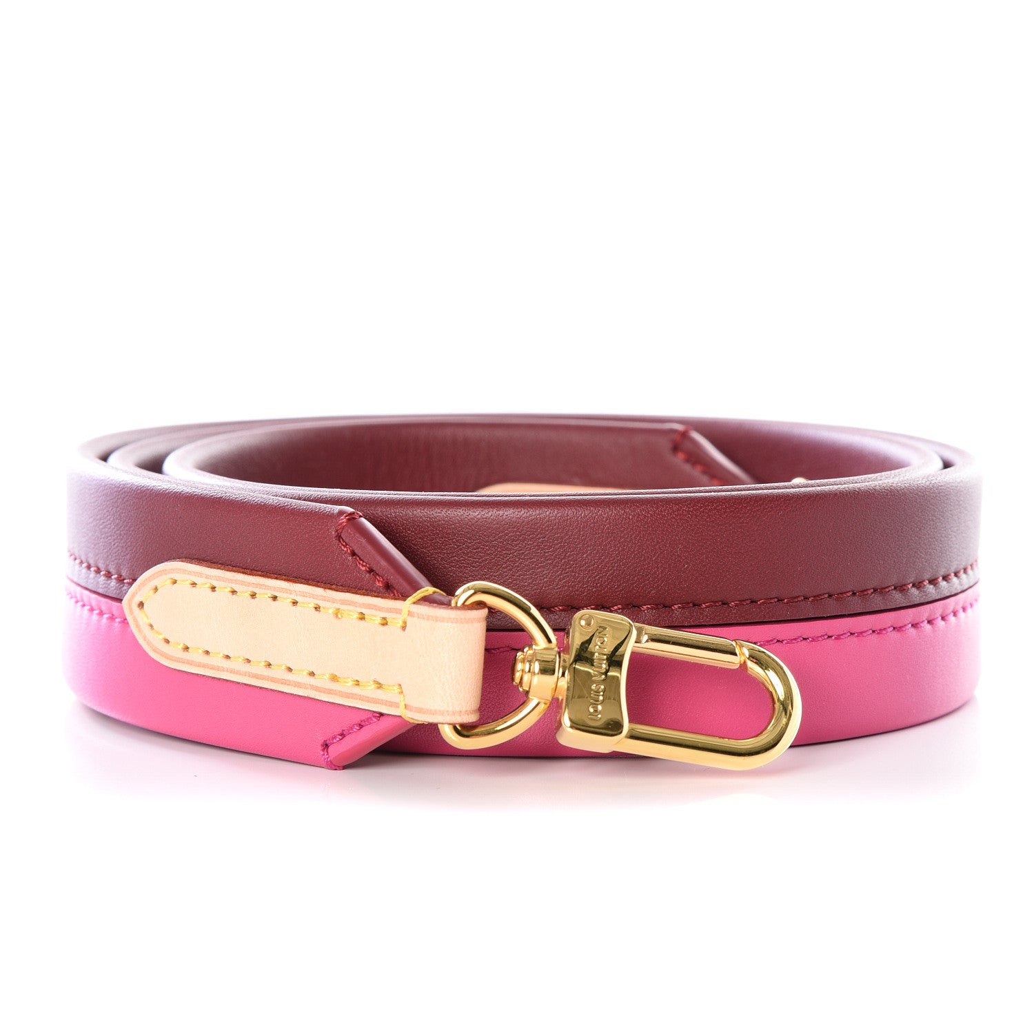 Louis Vuitton Calfskin Cluny BB Shoulder Strap Bordeaux Fuchsia 1 of 4