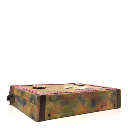 Chanel Washed Toile Graffiti On The Pavements Briefcase Khaki Multicolor 3 of 10