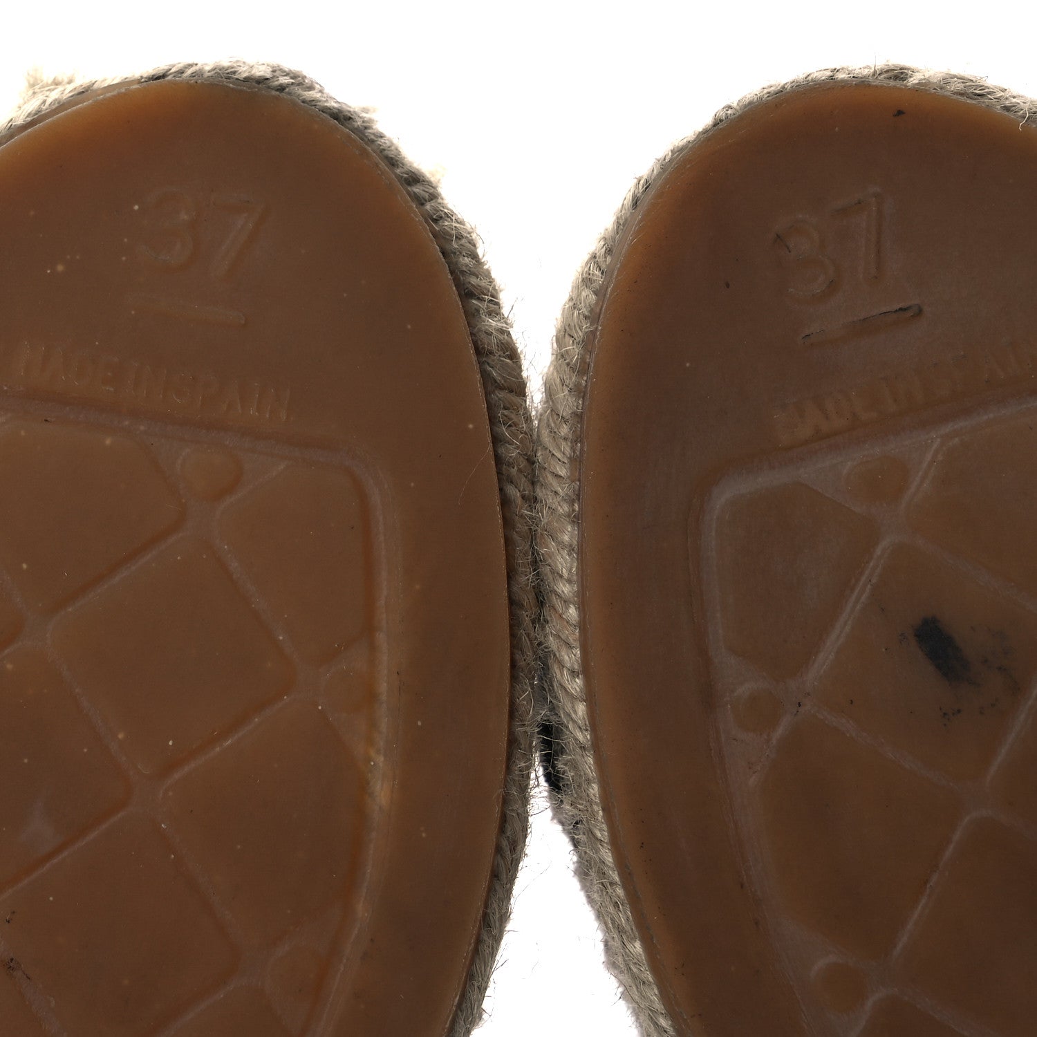 Chanel Linen CC Espadrilles 37 Beige Black 8 of 13