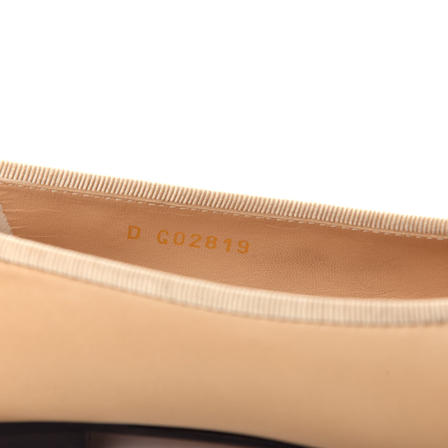 Chanel Lambskin CC Cap Toe Ballerina Flats 35 Beige Black 10 of 11
